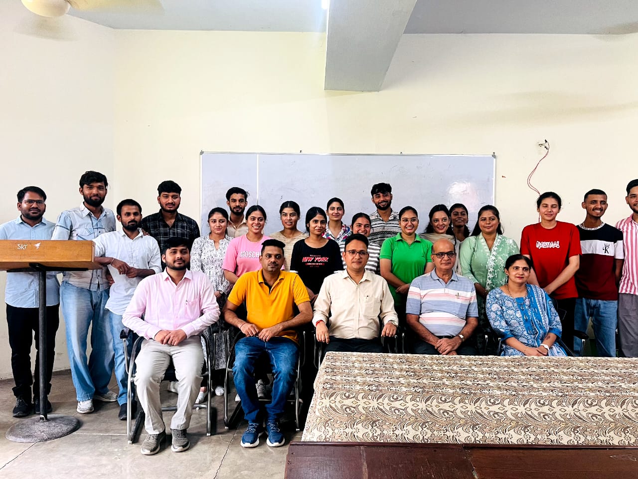 Today Teacher's Day was organised in the Sanskrit Department of Punjab University, Chandigarh.